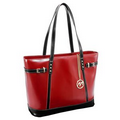 McKleinUSA 97566 SERAFINA (Red) Leather Shoulder Tote